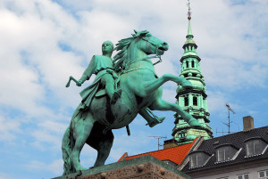 Конная статуя епископа Абсалона, Копенгаген, Дания, Европа